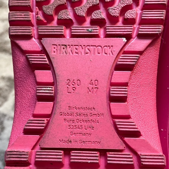 Birkenstock Super Birki Rasberry Pink Clogs size 41 - Picture 7 of 8